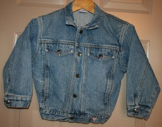 Girl’s or Boy’s size 6 6X/7 BABY GUESS denim jean jacket 