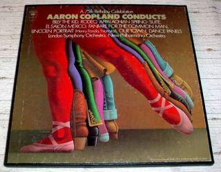 Aaron Copland Conducts 75th Birthday Celebration 3 LP