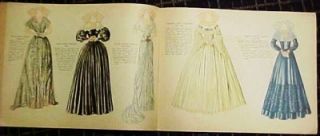 1937 Paper Doll Cut Outs Presidential First Ladies White House Formal 