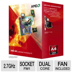 amd dual core a4 3400 2 7ghz radeon hd 6410d apu note the condition of