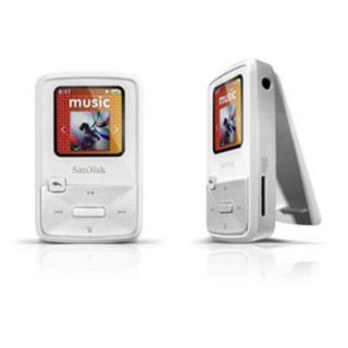New Sansa Clip Zip 4GB  FM Voice Player White 619659070793
