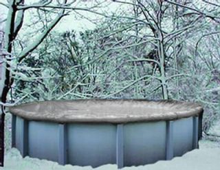 24 Above Ground Winter Pool Cover 15 yr Silver