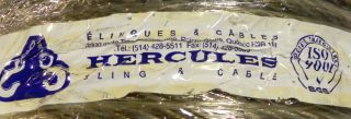 Hercules Steel Cable Wire Rope 1 2 x 335 6x37
