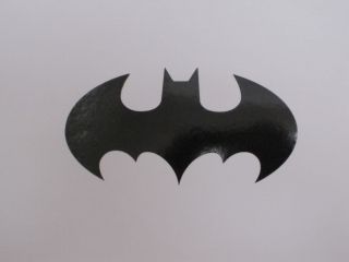 Highly Reflective Black Dark Knight Batman Decal 6 5  x 2 3M Vinyl 