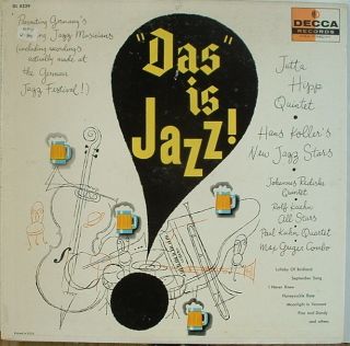 Various Artists Das Is Jazz Decca 8229 JUTTA HIPP