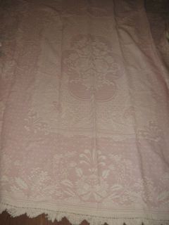 Bates of Maine ABIGAIL ADAMS Pink Woven Twin Bedspread Sham W 