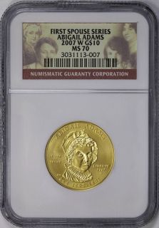  auction this week we have a 2007 w abigail adams first spouse