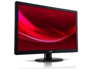 Acer s 200HL abd 20 Widescreen LED LCD Monitor Black Ultra Slim VGA 
