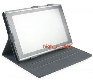 Leather Folio Skin Cover 4 Acer Iconia Tab A500 w Angle