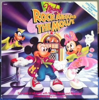 MICKEY MOUSE rock around the mouse LP Mint  62527 Little Richard 1987 