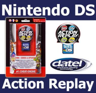 New Datel Action Replay Cheats for Nintendo DS DS Lite DSi DSi XL 3DS 
