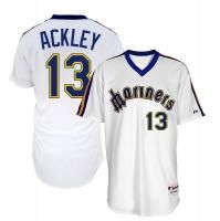 Dustin Ackley Authentic 1983 Seattle Mariners TBTC Home Jersey SZ (40 