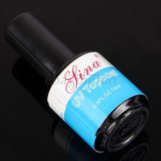 UV Topcoat Top Coat Acrylic Nail Art Gel Polish Gloss