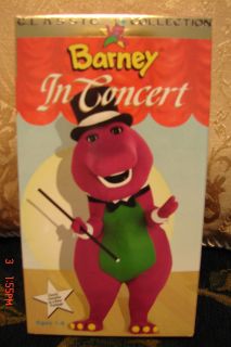 Barney in Concert VHS Video Actimates RARE Free Exped US SHIP SEALED 
