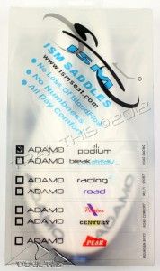 ISM Adamo Podium Split Nose Road Bike Cycling Ergo Saddle Seat White 