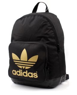Adidas Originals Backpack Black Gold 2012 Trefoil Old School Bag 