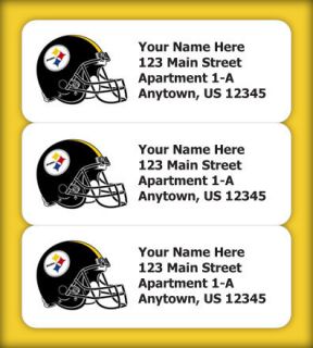 210 Pittsburgh Steelers Glossy Address Labels Quality
