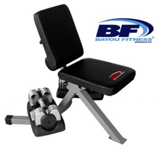 New Bayou Dumbbell Bench with 2 (Two) 25 lb Dumbbells BF 0225 DB