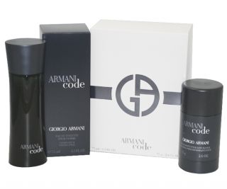   Armani Code Cologne for Men EDT Spray Deodorant Stick Gift Set