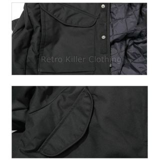 Adidas Cargo Parker Black Football Managers Bench Hooded Coat Jacket 