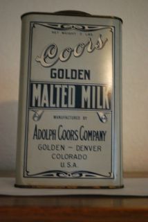 Coors Malted Milk Adolph Coors company Golden Colorado 5 LBS