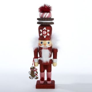 Kurt Adler Hollywood Red Gingerbread with Cookie Hat Nutcracker