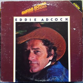 EDDIE ADCOCK guitar echoes LP VG+ CHM 6236 Electric 1979 Record
