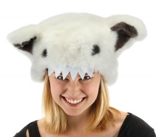 Yeti Snowman Plush Fur Costume Adults or Child Hat