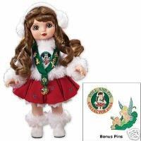 Marie Osmond Disney Adora Belle Holiday Pin Trader Doll
