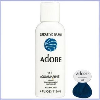 Adore Semi Permanent Hair Color 117 Aquamarine 4 Oz