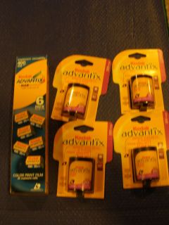 Kodak Advantix 400 and 200 Film 25 Exposure 10 Rolls SEALED Packages 