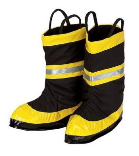 Aeromax FCB LRG Aeromax Fire Chief Costume Boots Child  Size Large
