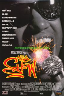 THE SHOW MOVIE POSTER RAP MUSIC HIP HOP 1995 FILM