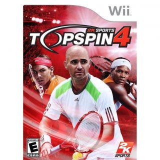Top Spin 4 Tennis w Andre Agassi Nintendo Wii New SEALED