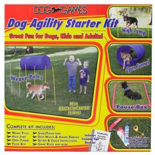New Dog Agility Training Starter Kit Set Jump Equipment