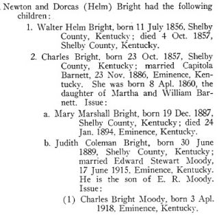 Kentucky Brights and Their Kin Including the Crabb, Drane, Ford 