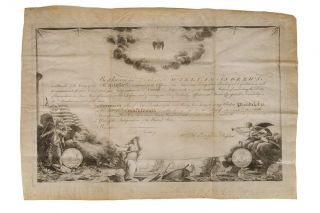 George Washington Partly Printed Document Signed Society of the 