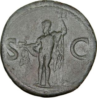 Marcus Vipsanius Agrippa Roman Coin Augstus of Caligula
