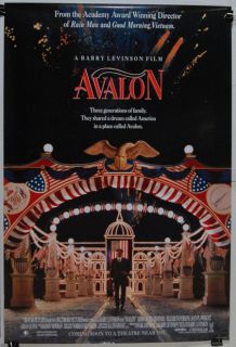 Avalon 90 Aidan Quinn Barry Levinson 1SHT Original Movie Poster 