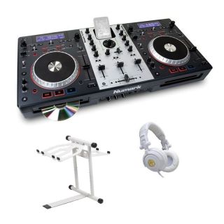  DJ Controller + Crane Stand + Aerial7 Blizzard DJ Headphones Package