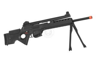 JG RL8 RL 8 AEG Full Auto Electric Airsoft Gun Sniper Rifle Bipod and 