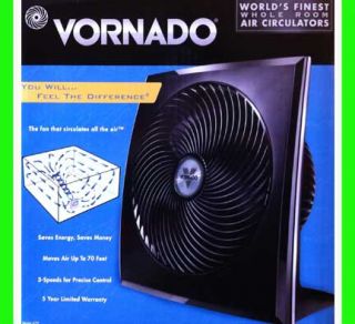 New Vornado Whole Room Air Circulation 3sp Flat Fan 679
