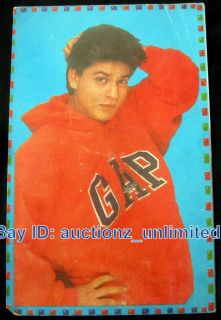 Bollywood Actor Shah Rukh Khan Shahrukh Khan India RARE Old Post Card 