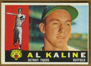 1960 Topps Baseball 50 Al Kaline Detroit Tigers EX