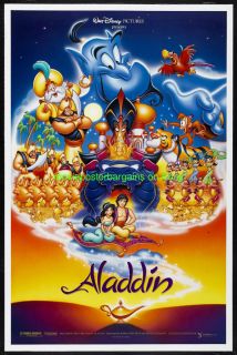 Aladdin Movie Poster Disney Animation DS One Sheet
