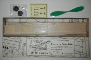 Flyline Models Rearwin Speedster Balsa Model Airplane Kit 28 Span