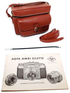 Agfa Ambi Silette Camera Complete Set 4 Lens More Accessories Poor Man 