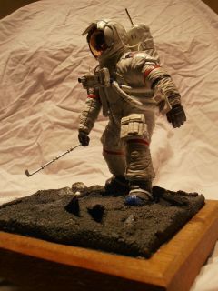Apollo 14 Astronaut Alan Shepard Golf Shot Micro Diorama
