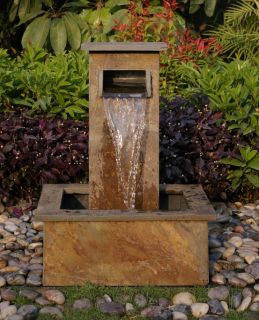   Fountain Beautiful Slate Stone Great for Patios Akaka Falls