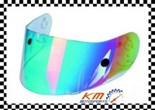 Agv Race XR2 TI Tech Iridium Rainbow Antiscratch Shield